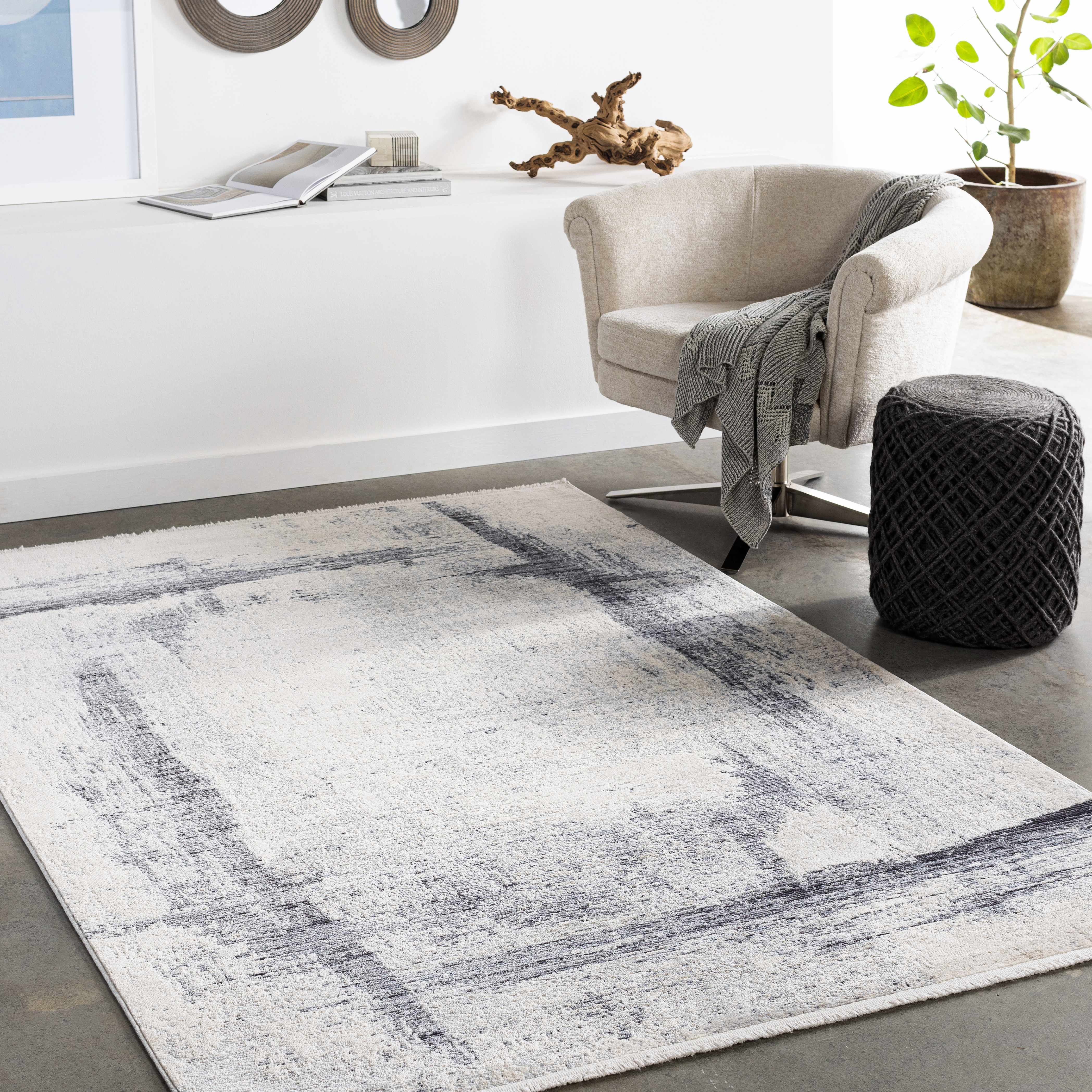 Icard 8'10in x 11'9in Modern Area Rug - Hauteloom