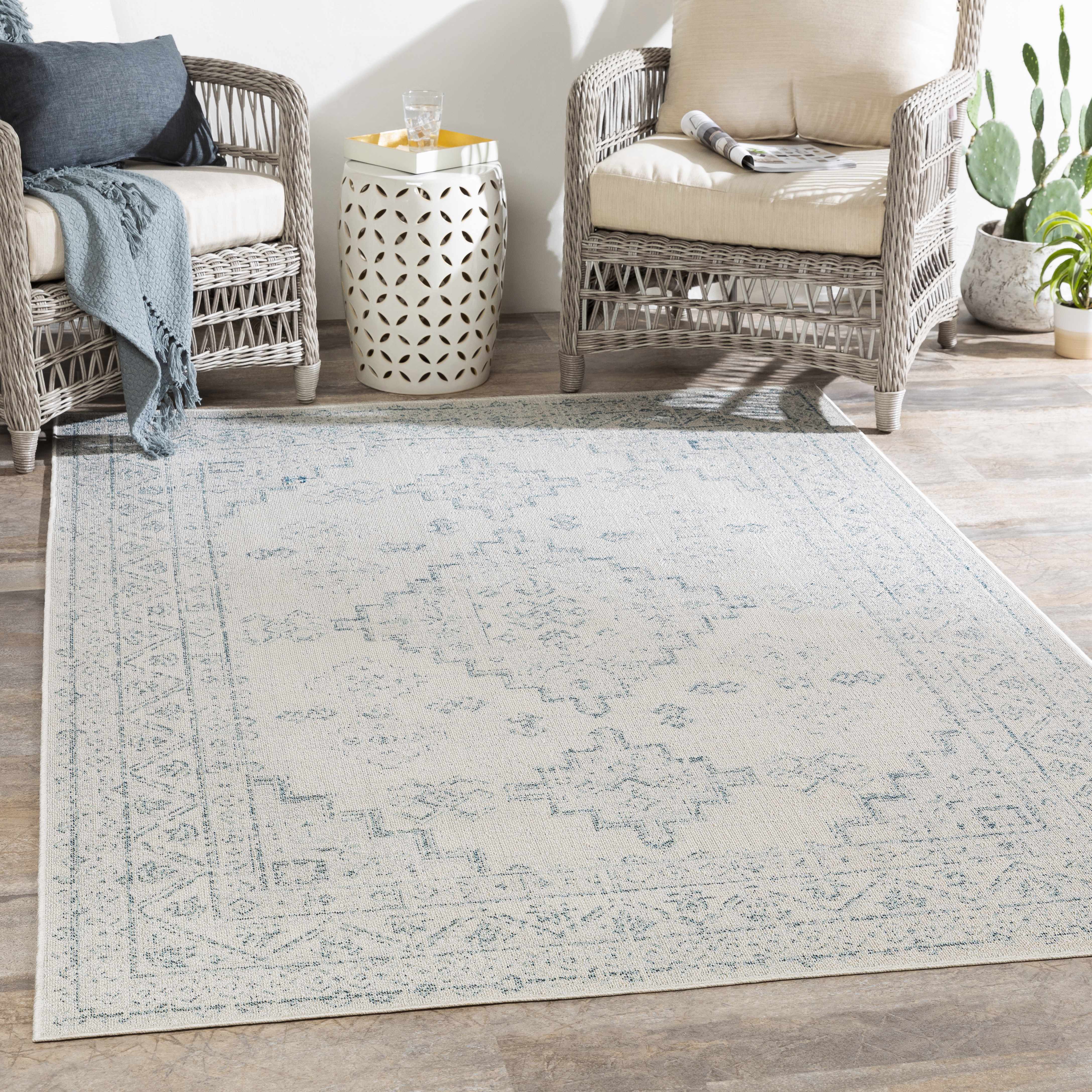 Camberwell 7'10in x 10'2in Traditional Outdoor Area Rug - Hauteloom