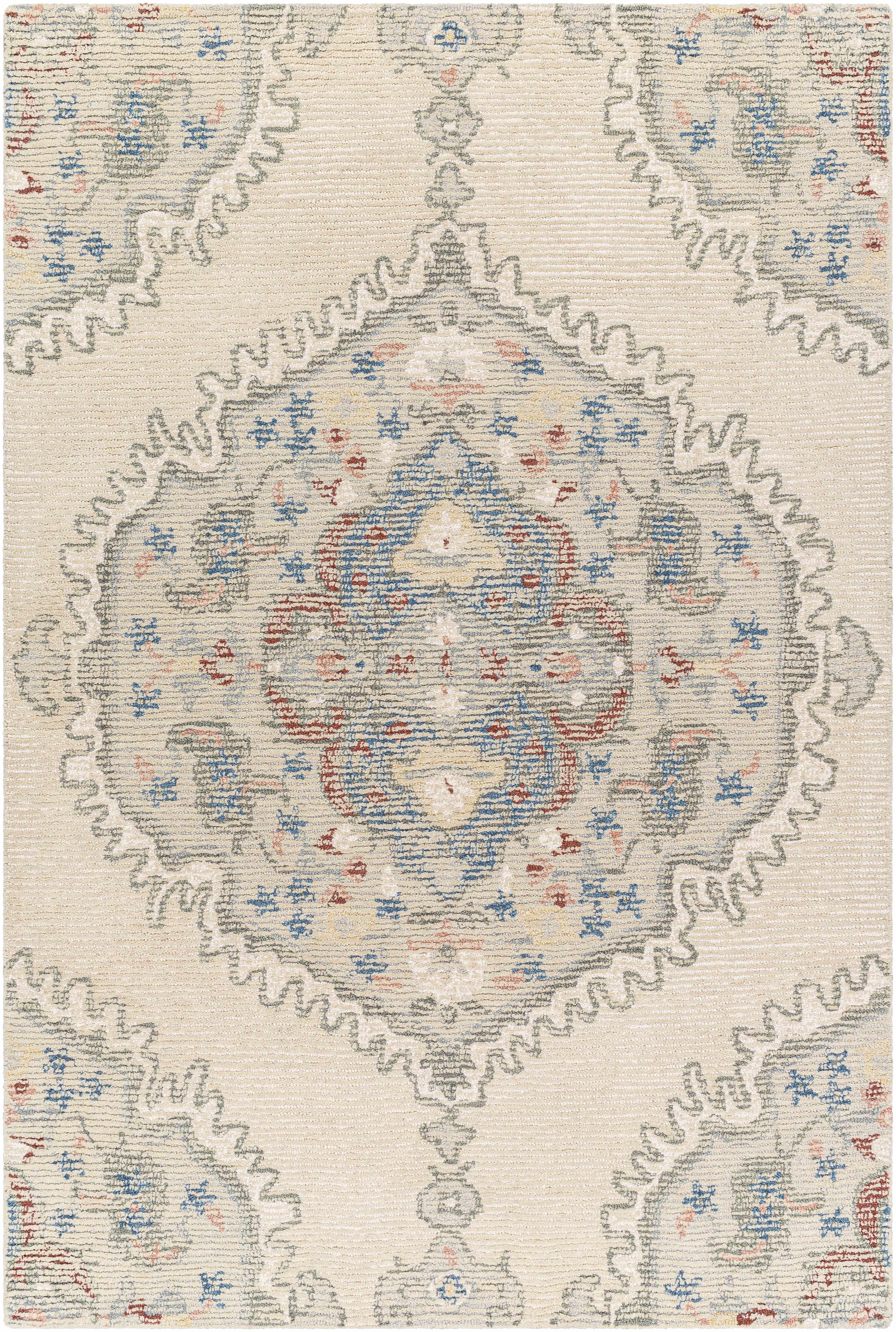 Eztli 9' x 12' Wool Area Rug - Hauteloom