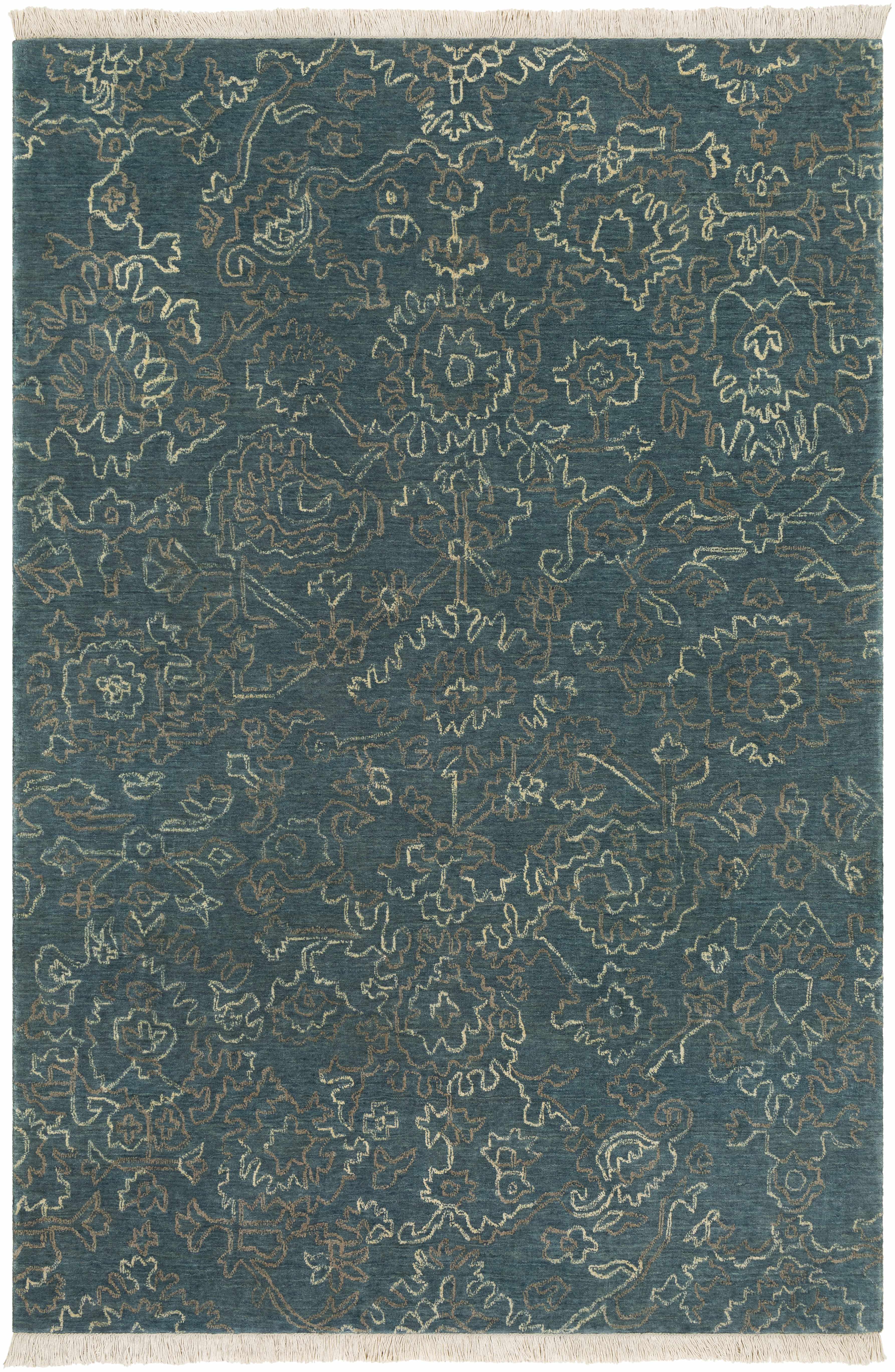 Hinkle 2' x 3' Updated Traditional Handmade Updated Farmhouse Wool Area Rug - Hauteloom