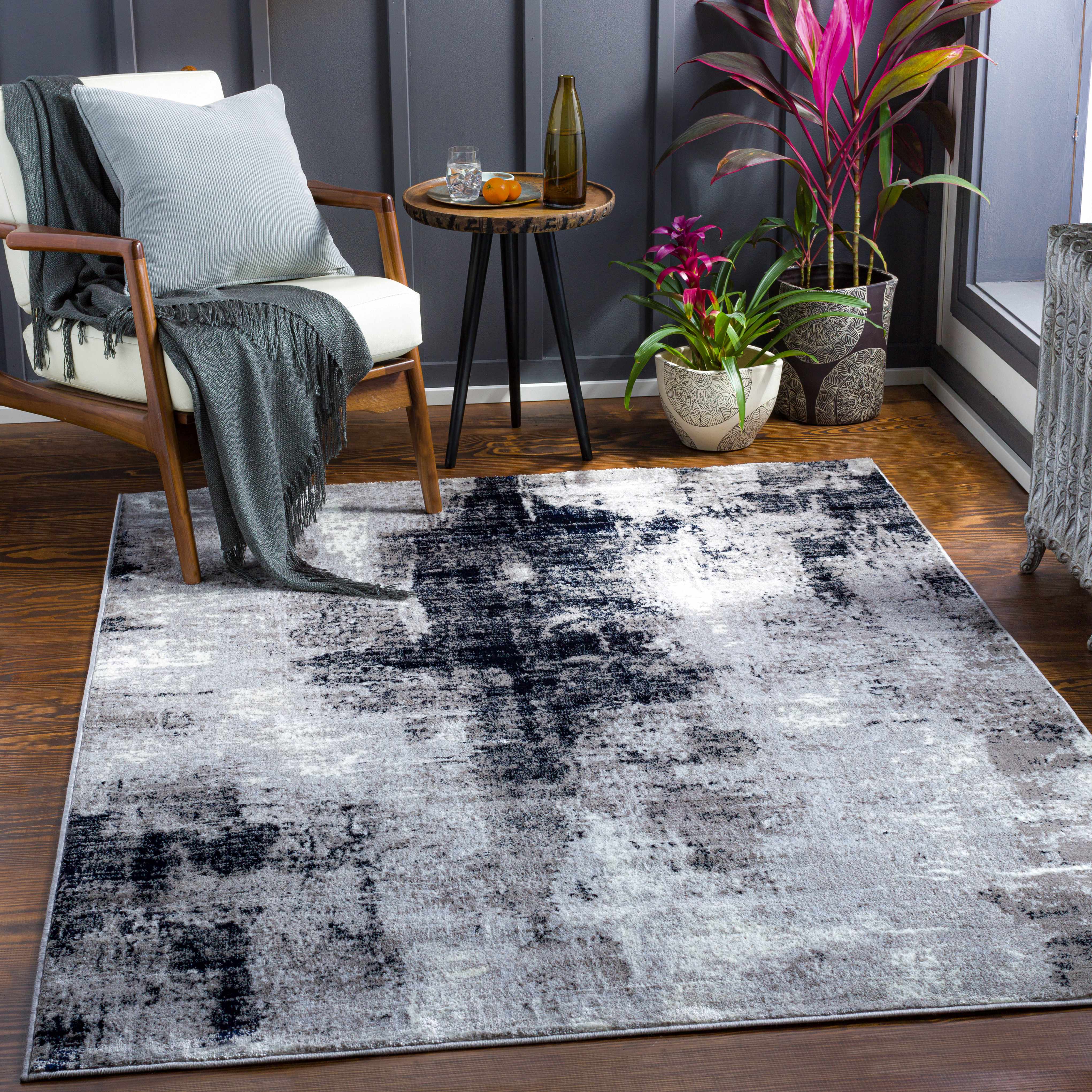 Passi 7'10in x 10'3in Modern Contemporary Bohemian Abstract Area Rug - Hauteloom