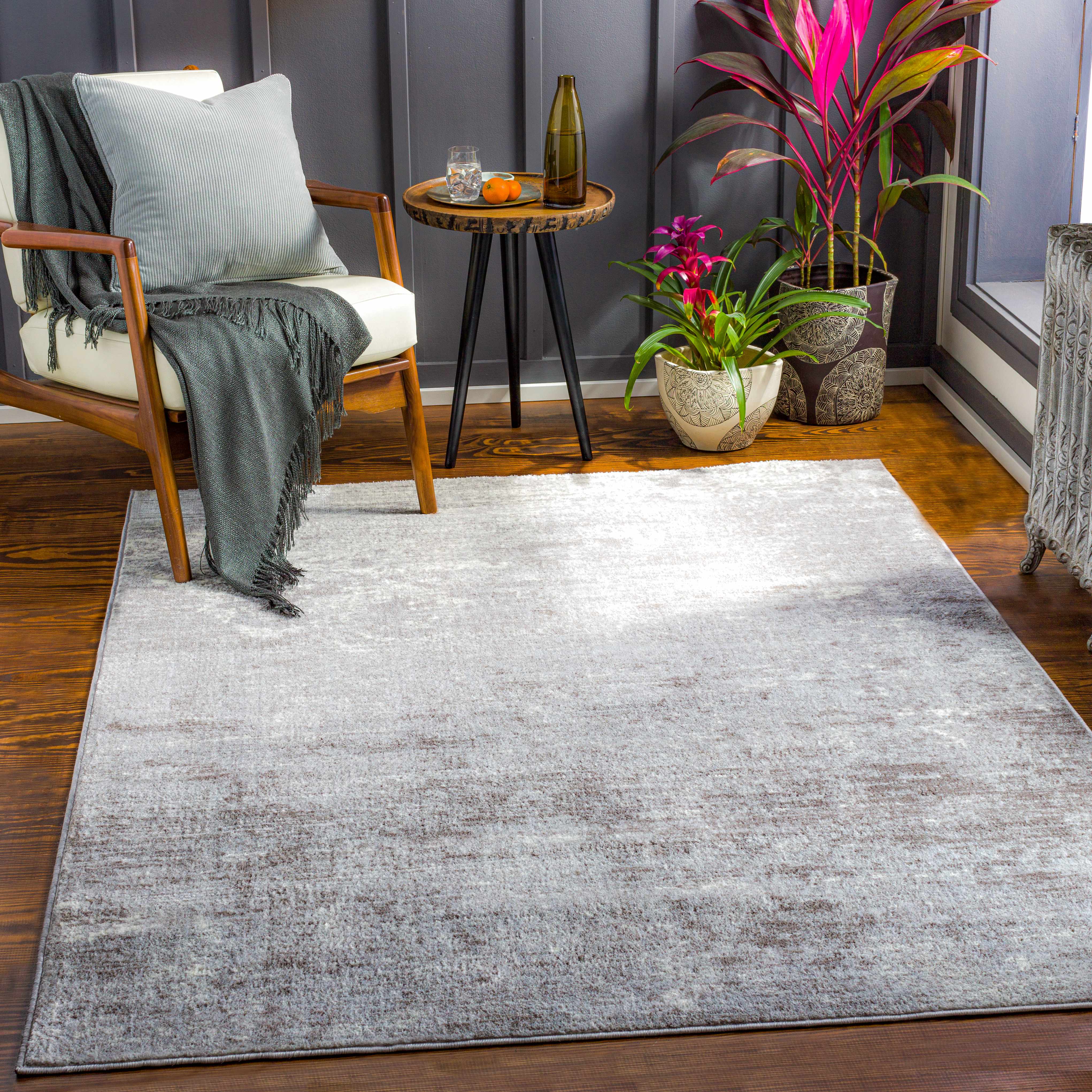Hingatungan 5'3in x 7'3in Modern Contemporary Bohemian Abstract Area Rug - Hauteloom
