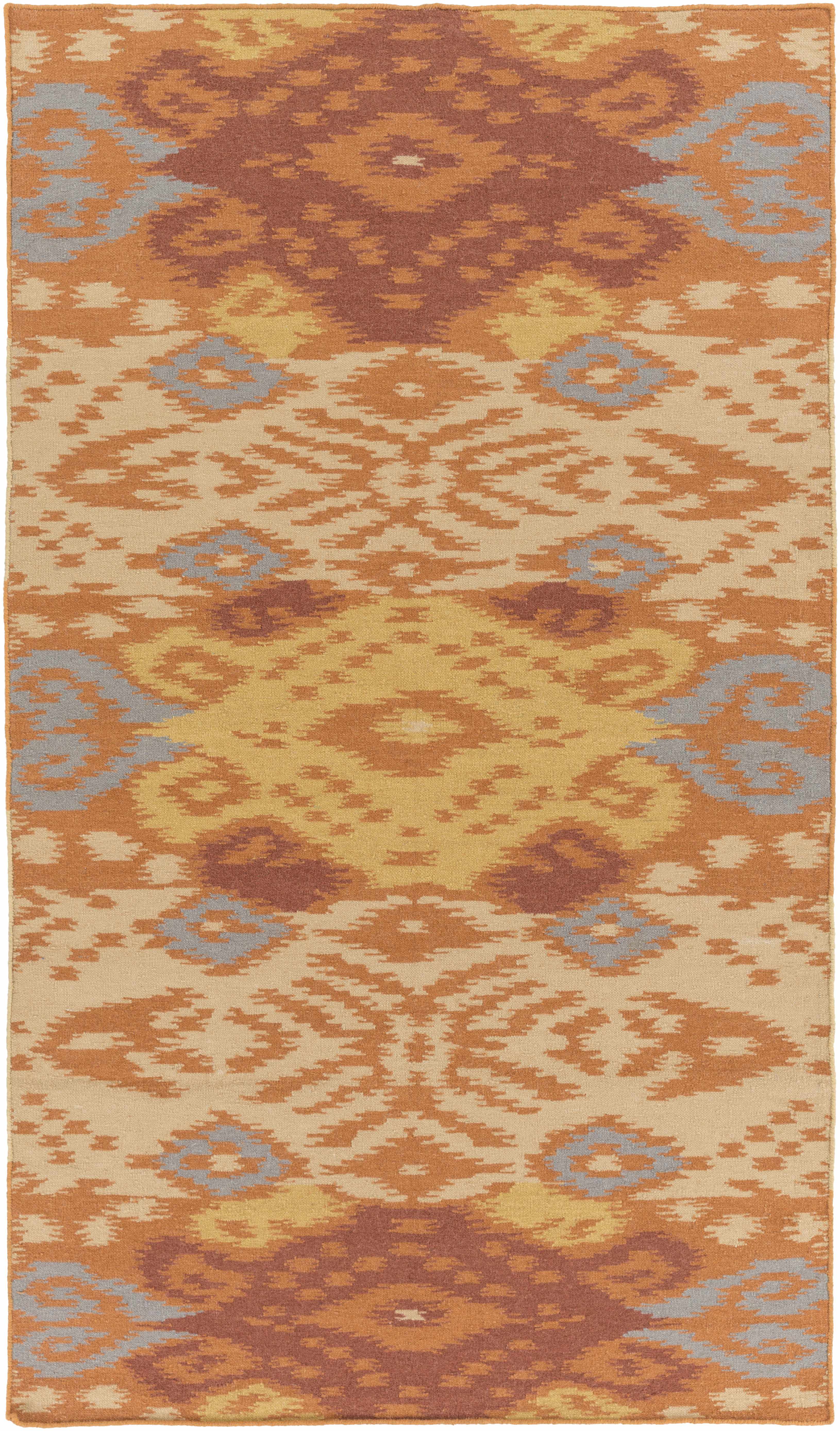 Monson 8' x 10' Bohemian/ Flat Weave Moroccan Wool Area Rug - Hauteloom