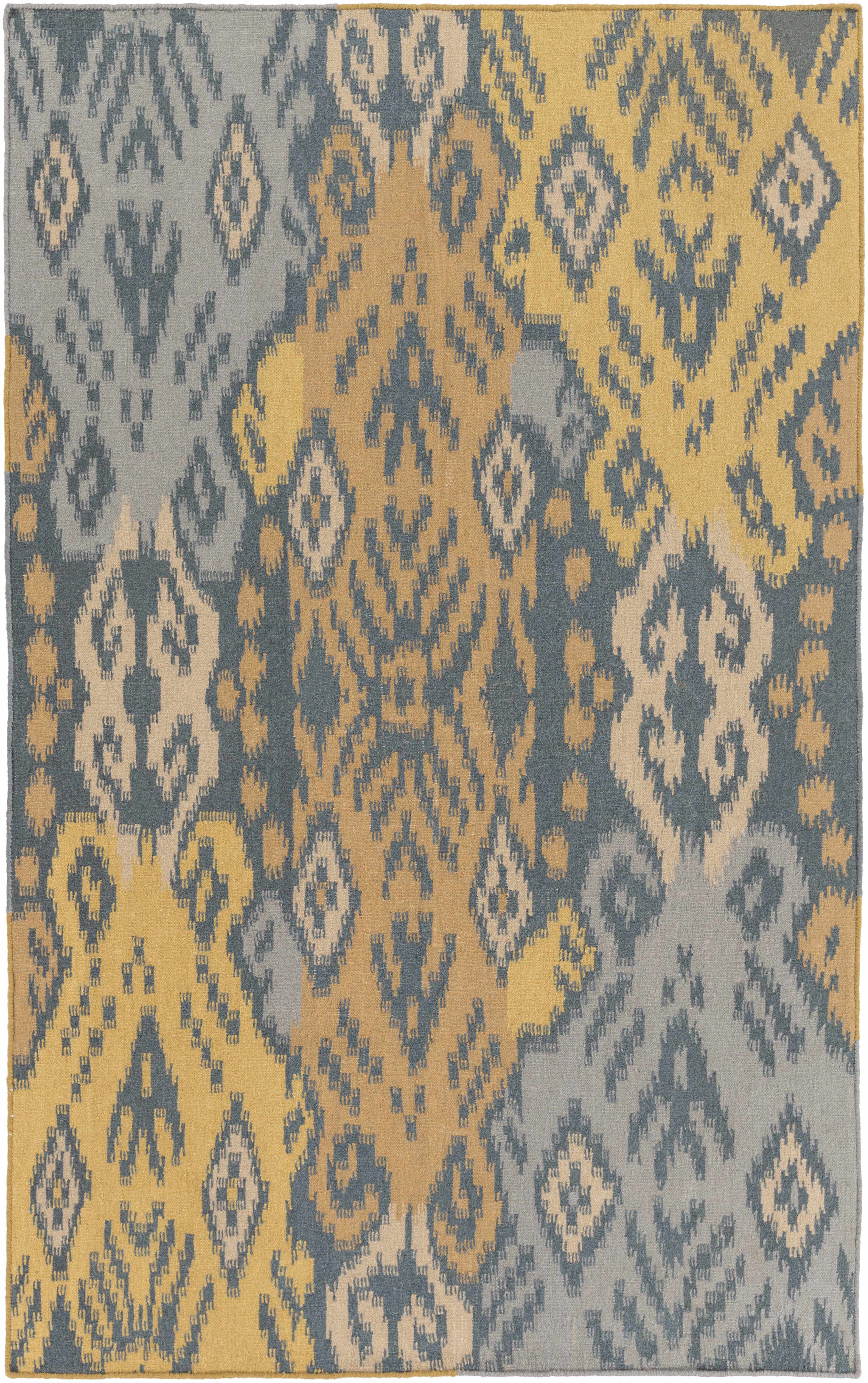 Powhattan 5' x 7'6in Bohemian/ Flat Weave Moroccan Bohemian Wool Area Rug - Hauteloom