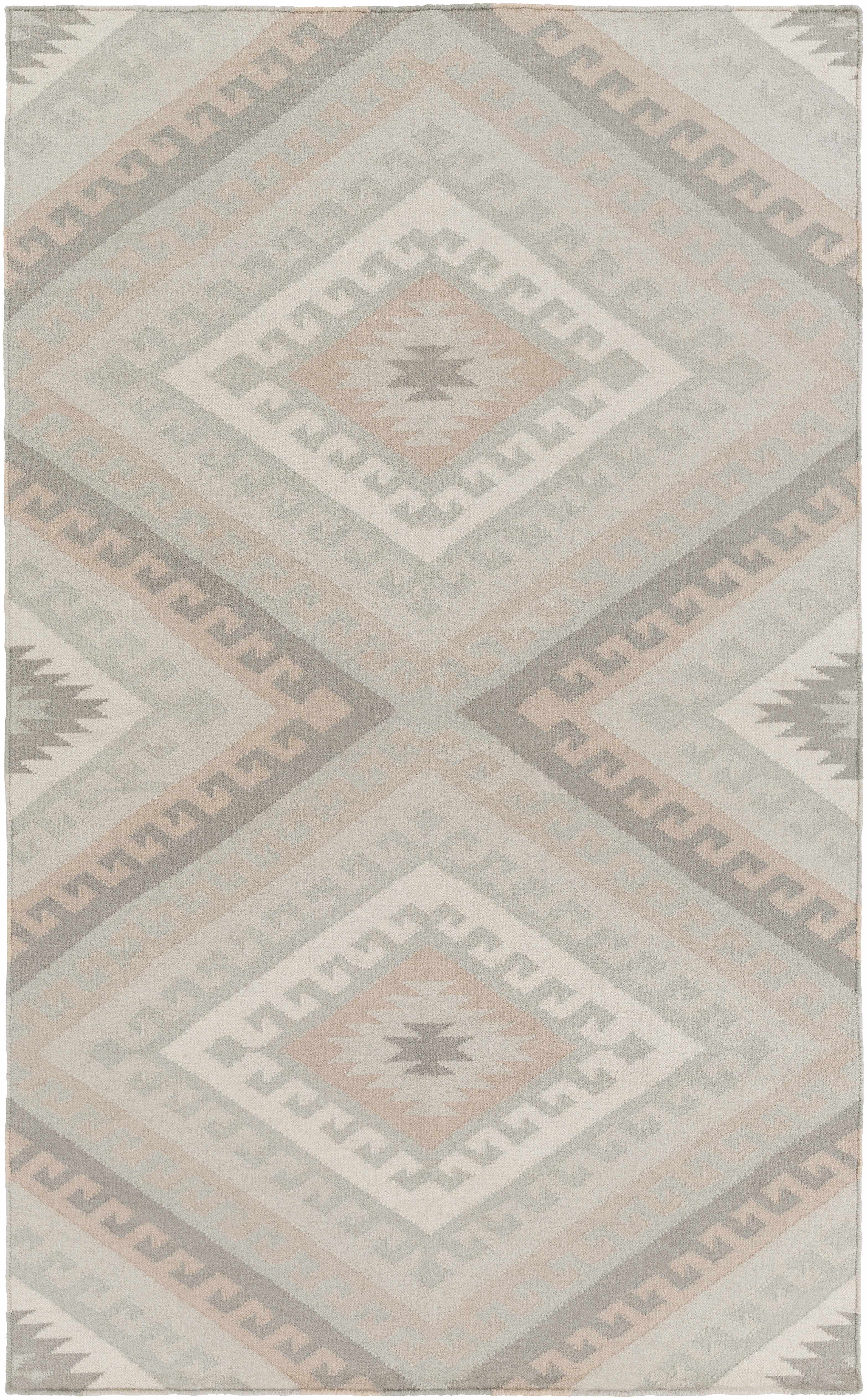 Mutual 9' x 13' Bohemian/ Flat Weave Moroccan Bohemian Wool Area Rug - Hauteloom