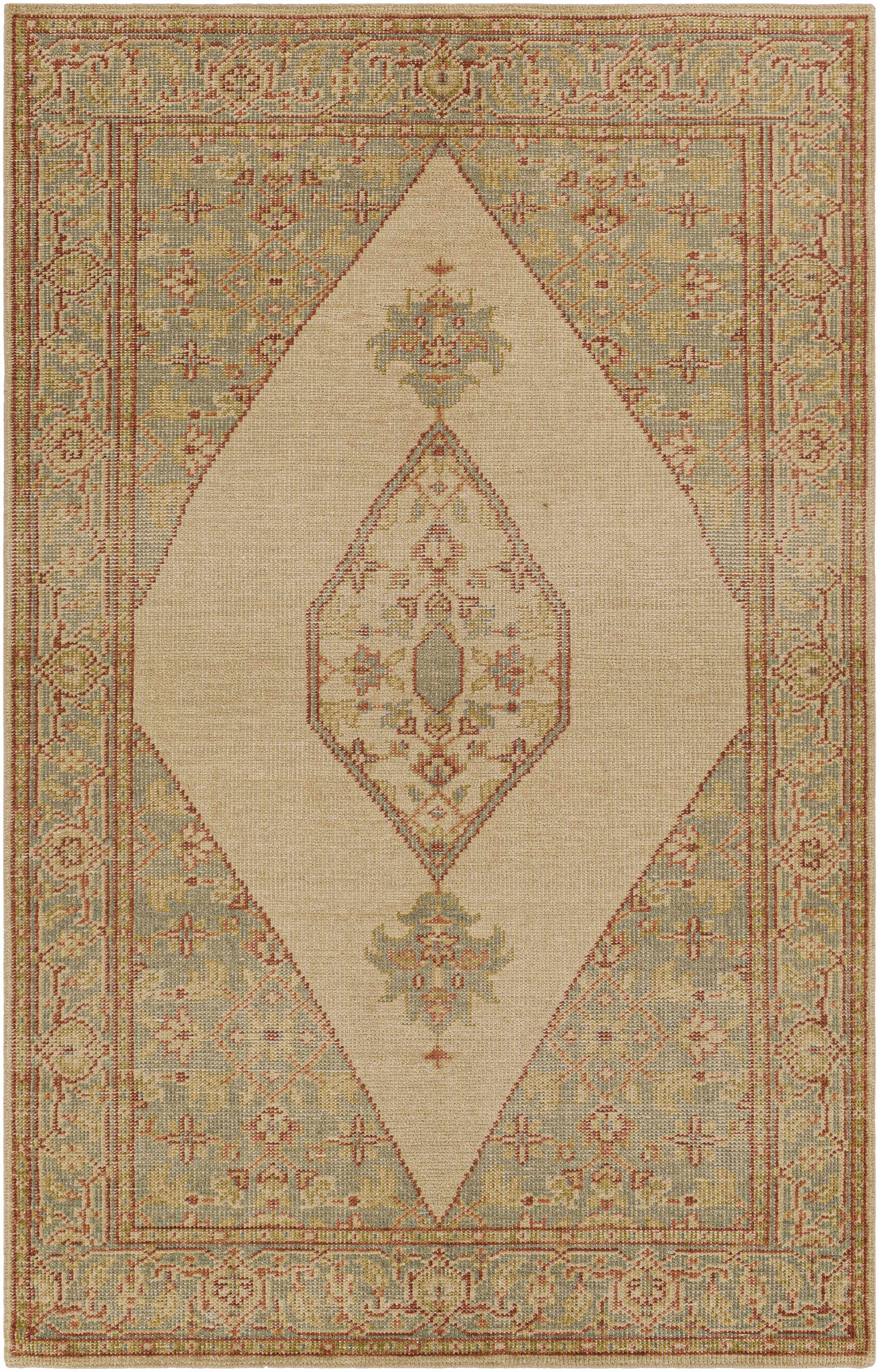 Coraki 2' x 3' Traditional Wool Area Rug - Hauteloom