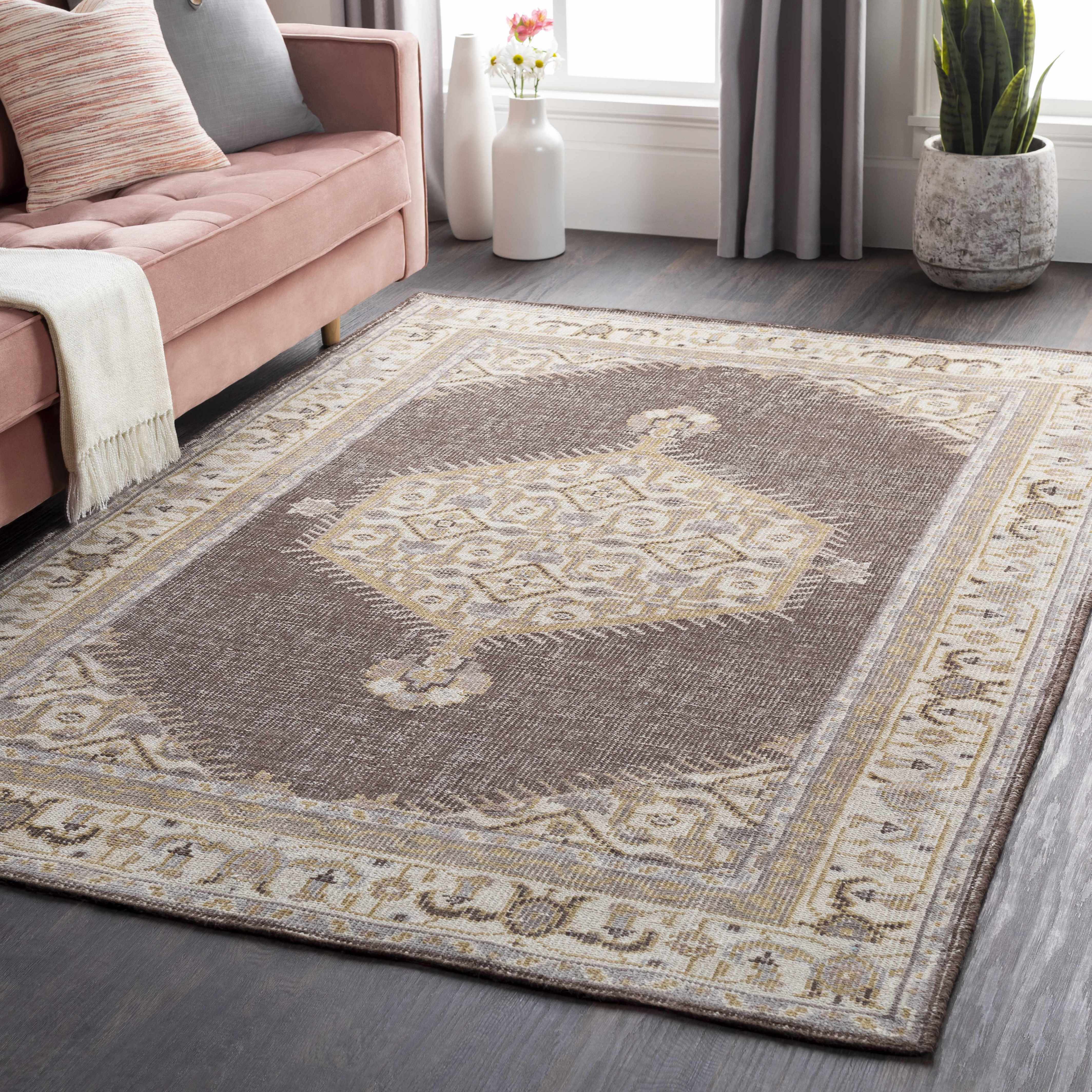 Clyo 5'6in x 8'6in Classic Handmade Updated Moroccan NZ Wool Area Rug - Hauteloom