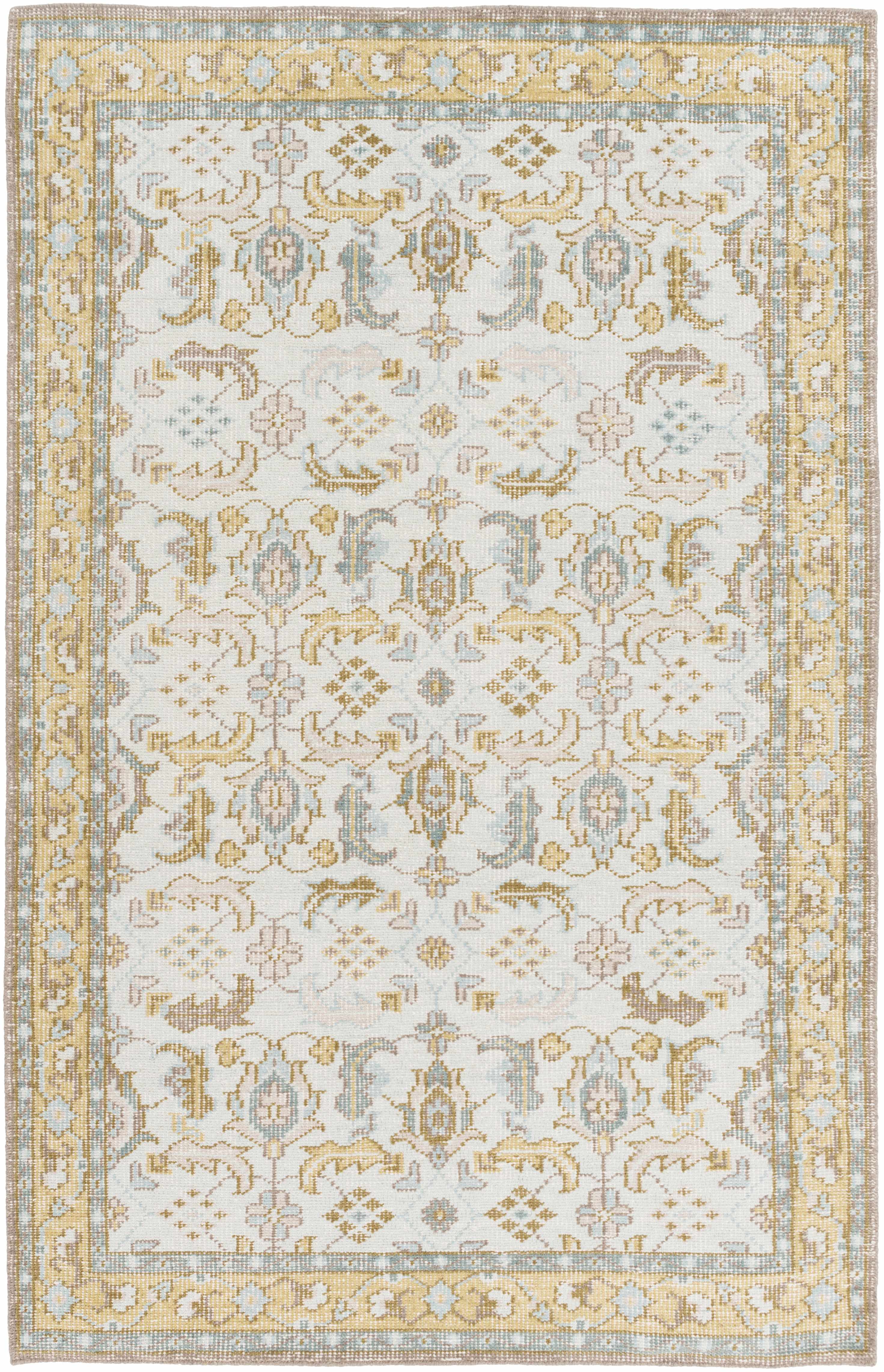 Coila 3'6in x 5'6in Handmade Updated Farmhouse Wool Area Rug - Hauteloom
