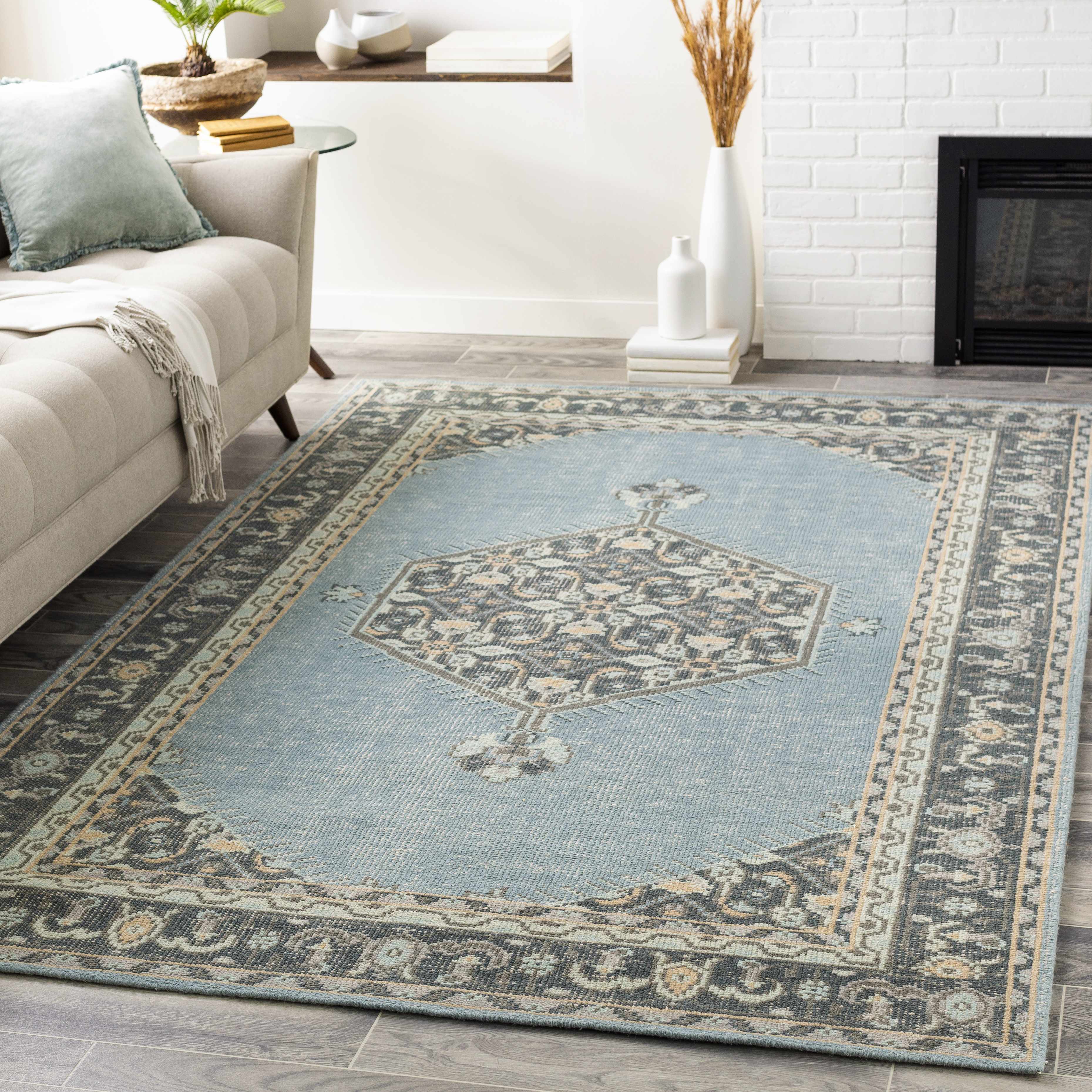 Renfrewshire 3'6in x 5'6in Traditional NZ Wool Area Rug - Hauteloom