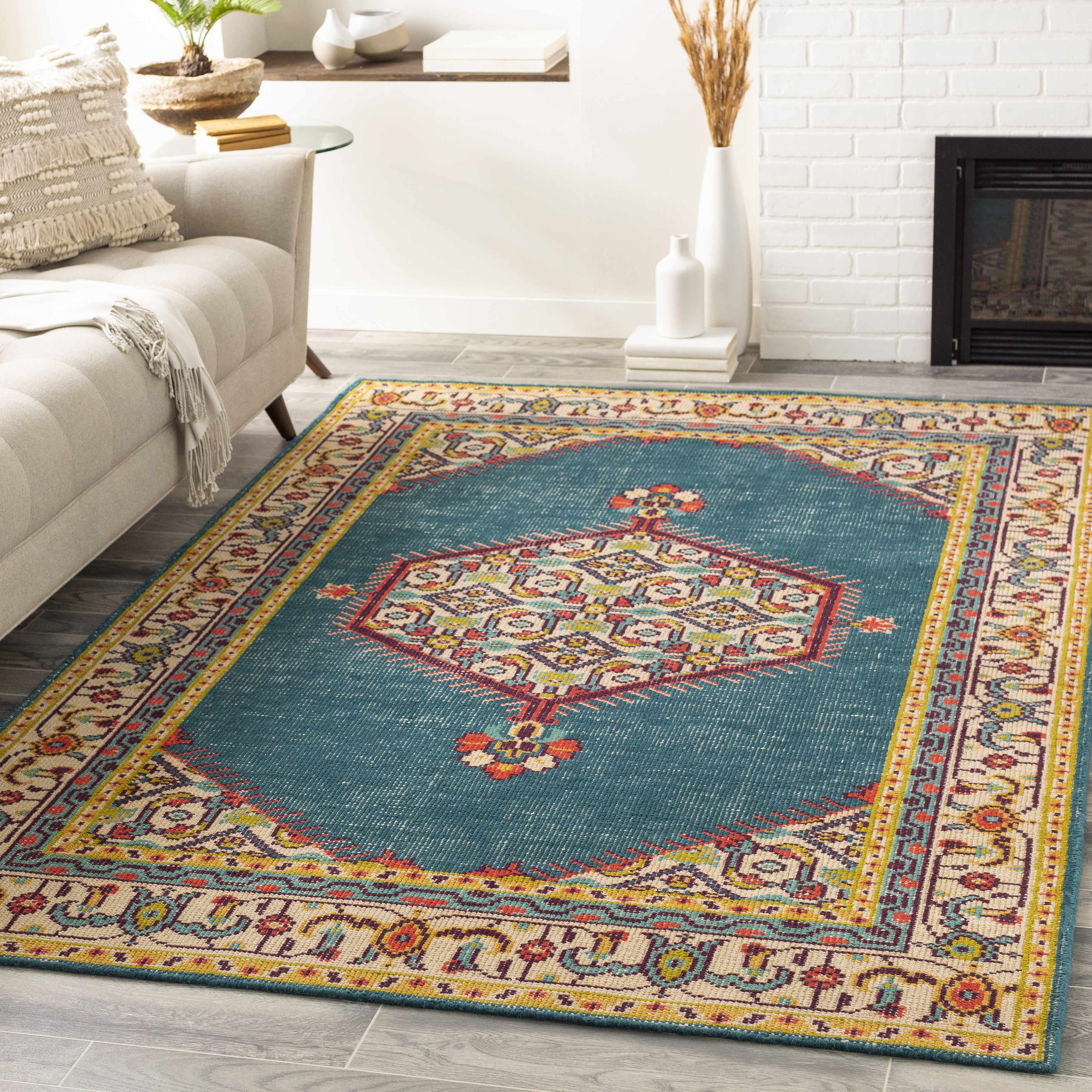 Kaser 8' x 11' Traditional NZ Wool Area Rug - Hauteloom