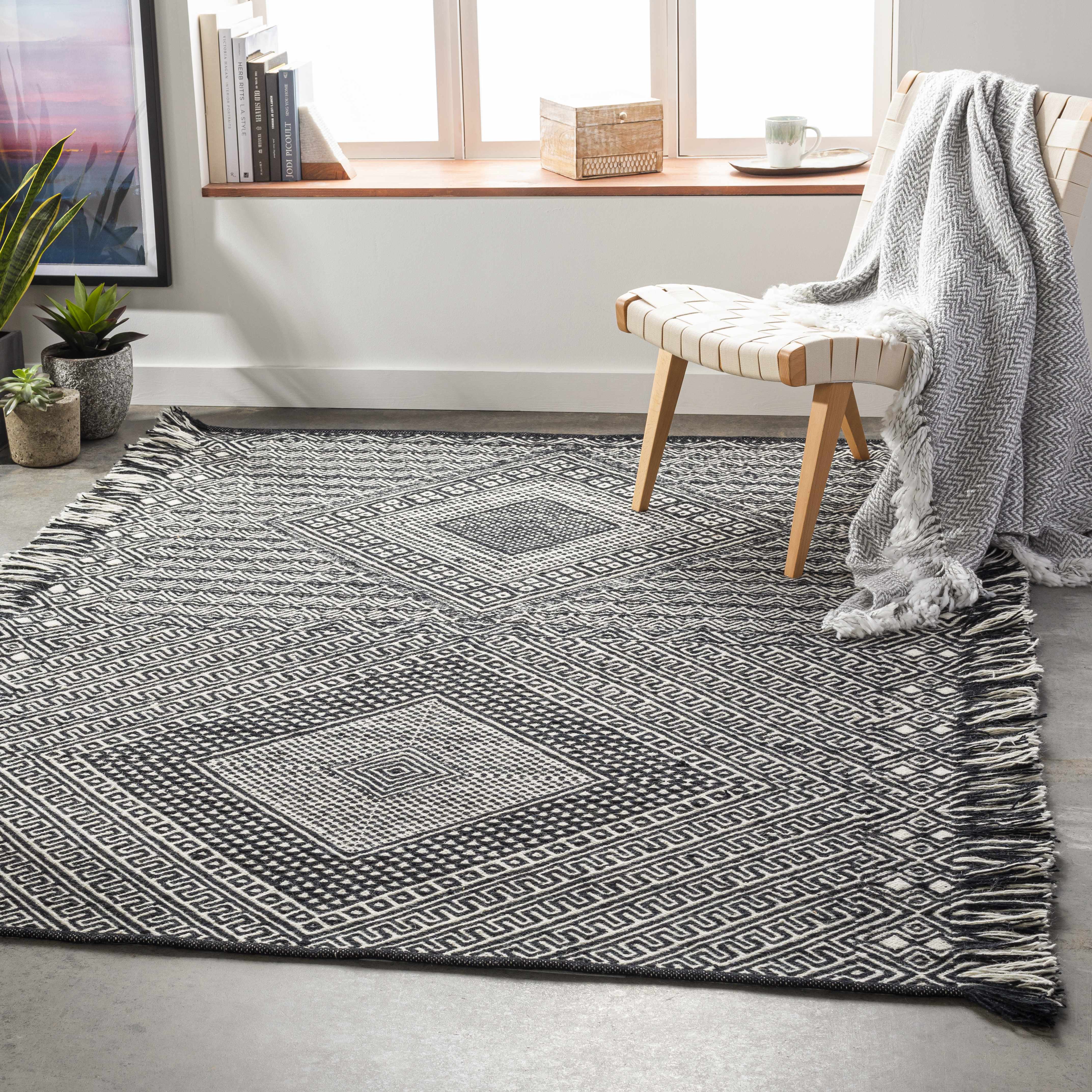 Wundowie 2'6in x 8' Wool Runner - Hauteloom